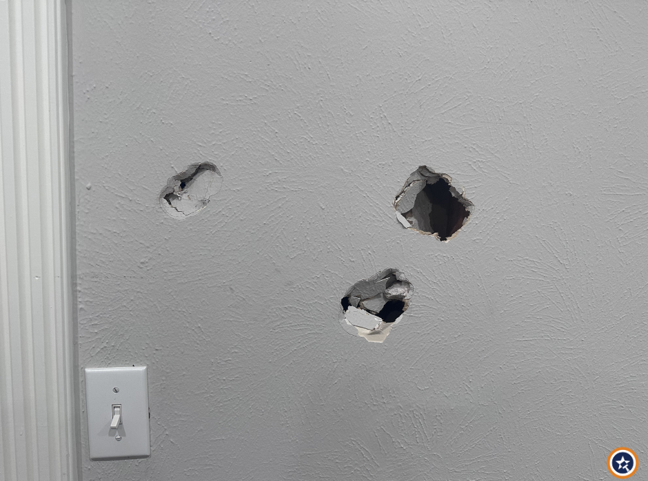 drywall repair before Fort Worth