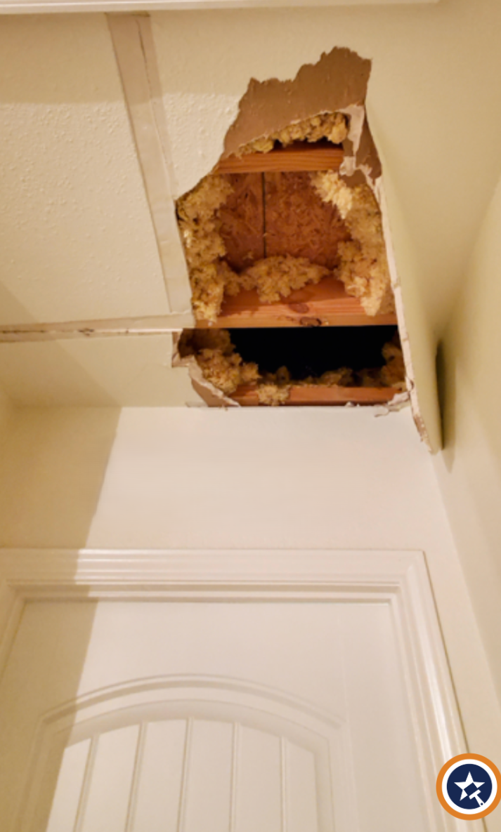 drywall repair before Fort Worth