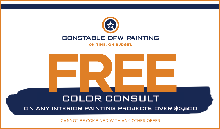 Constable DFW Painting Free Color Consult